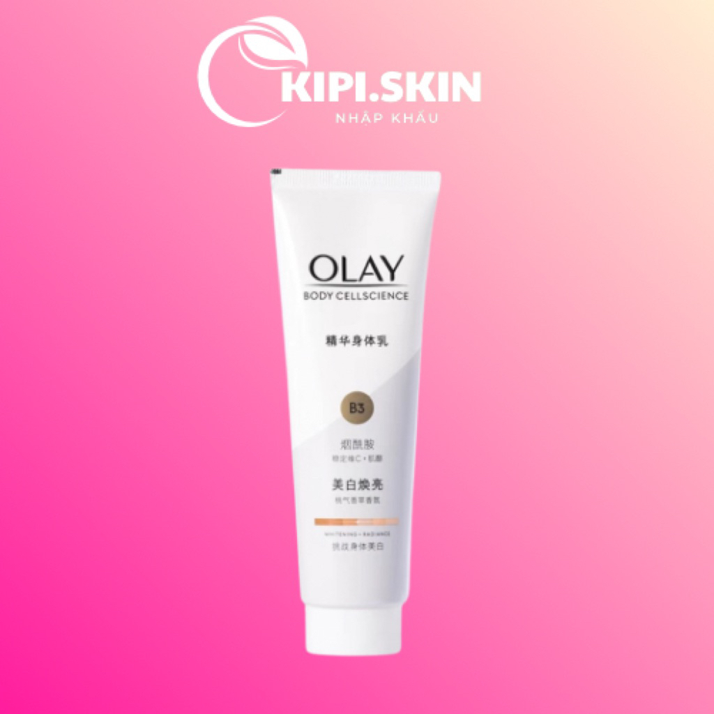 [Nhập Khẩu] Olay Dưỡng Thể Giúp Cấp Ẩm Dưỡng Trắng Olay B3 Vitamin C Bật Tone Mẫu Tuýp - 90g