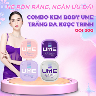  Kem Body Dưỡng Trắng Da Body Ume Ngọc Trinh Giúp Trắng Da Chống Nắng Toàn Thân - 20 gram 