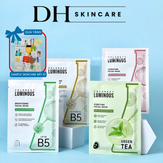  Mặt Nạ Colorkey Luminous Facial Mask 25ml Dưỡng Ẩm Làm Dịu Da Hỗ Trợ Dưỡng Sáng  1 miếng  