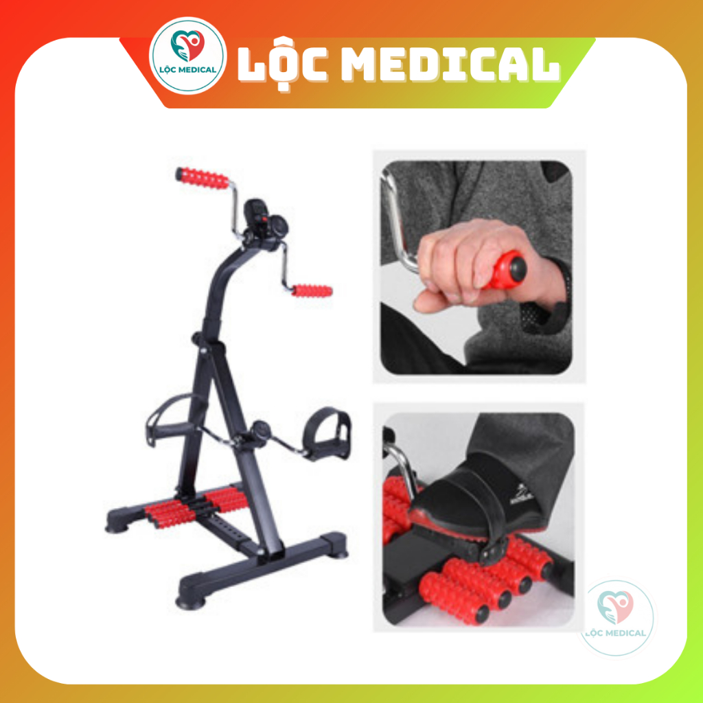 Xe đạp tập thể dục tại nhà  GoodFit GF005PE trị liệu, phục hồi chức năng chính hãng