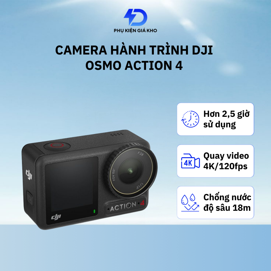 Camera hành trình DJI Osmo Action 4 Standard Combo/Adventure Combo