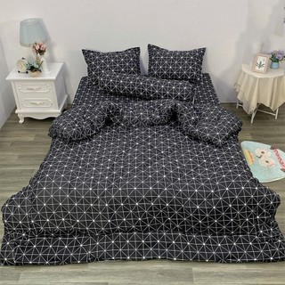 CHĂN PHAO Ga Gối poly cotton [Loại Đẹp] [ 1 Chăn phao + 1 Ga chun + 2 Vỏ gối nằm + 1 Vỏ gối ôm ]