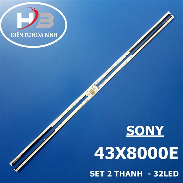 Bộ led Tivi Sony 43X7000e/43X8000e/43X7500e/43X7500F/ X8500F/ 43x8000g/x8500g/ X8500H – Bộ 2 thanh 3
