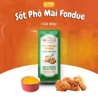  Sốt Phô Mai 40g Tomato T&P – Sốt Chấm Gà Rán Chấm Khoai Tây Thịt Nướng Chấm Phô Mai - XPM40 
