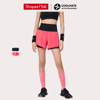 Quần Thể Thao Chạy Bộ 2 Lớp Race Shorts Nữ Co Giãn, Thấm Hút, Thoáng Khí - Coolmate Active For Women