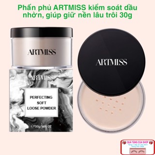 Phấn phủ ARTMISS 30g kiểm soát dầu nhờn giúp giữ nền lâu trôi (Transparent Matte Powder)