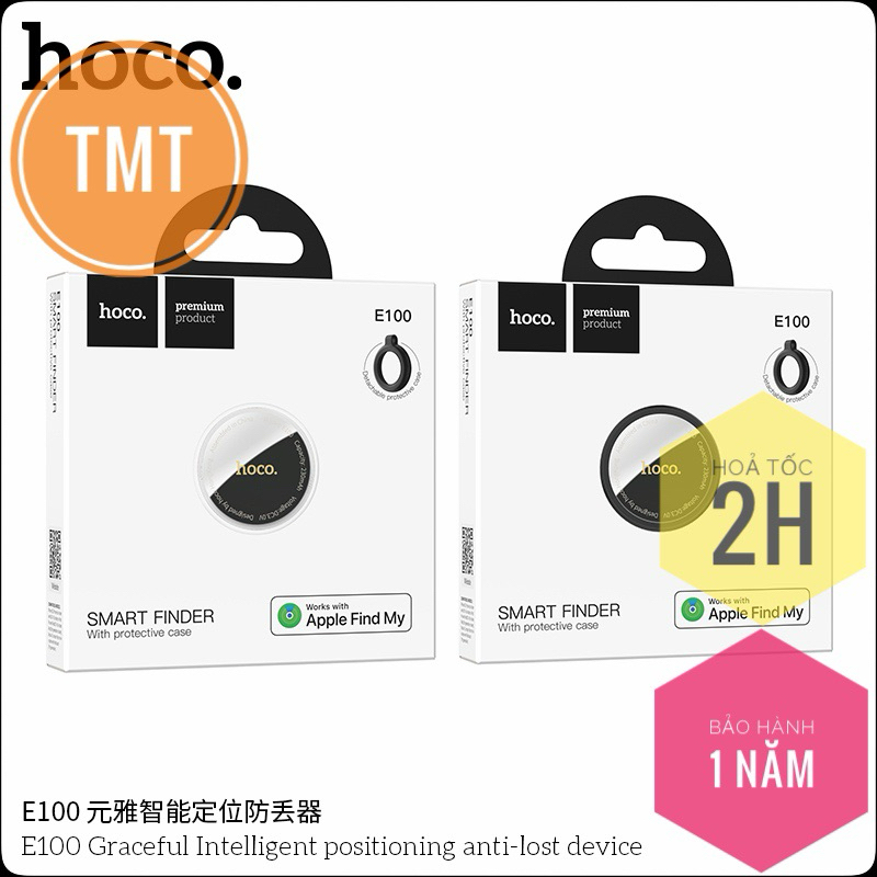 Thiết bị định vi thông minh Hoco E100 Graceful chống thất lạc Thú Cưng, Chìa khoá, Ví, Túi sách,…
