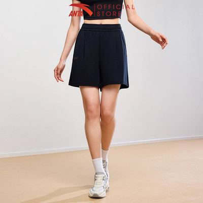 ANTA Nữ Training Quần short dệt len Knitted Shorts Pickleball Badminton Tennis 1624C7304