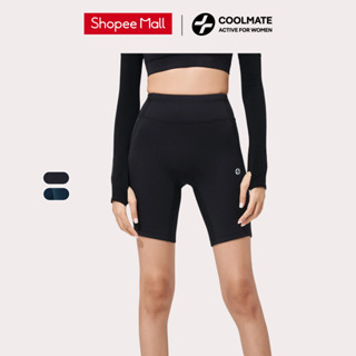 [Outlet không đổi trả]Quần Biker nữ Short chạy bộ 8inch quần legging đùi co giãn 4 chiều - Coolmate Active For Women