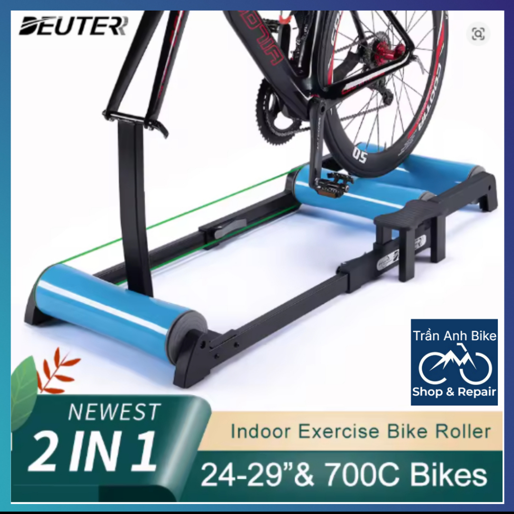 Rulo 3 Ống Đạp Xe Trong Nhà 2 Trong 1 DEUTER KW-7073
