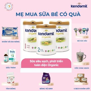 [QUÀ XỊN] Sữa Kendamil oganic hoàng gia Anh 800gr hỗ trợ tiêu hóa, giúp bé tăng cân số 1-2-3 800G