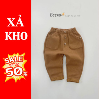 Quần nỉ cho bé Beemo,Kiểu dáng basic,co giãn thoải mái, siêu mềm B224