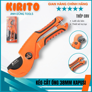Kéo cắt ống nhựa PVC kiểu nhanh trợ lực 38mm, Nhật Kapusi JAPAN, dao cắt ống nước PVC, PP, PE