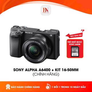   Tặng thẻ nhớ sony 64Gb  Sony A6400 Chính Hãng 