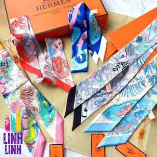 Khăn Quấn Túi Xách lụa bản nhỏ - Khăn Lụa phụ kiện cuốn túi xách nữ hoặc Quấn Tóc Và Quai Túi giỏ Xách HÀNG CAO CẤP