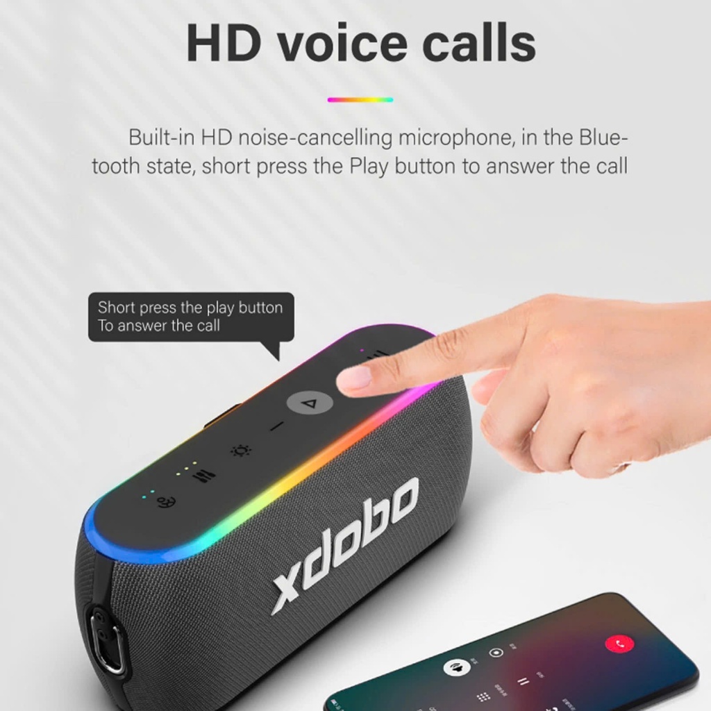 [ Flash Sale ] Loa bluetooth 5.3 Xdobo X8 iii 60W, hỗ trợ thẻ TF, hỗ trợ nghe USB sạc điện thoại | BigBuy360 - bigbuy360.vn