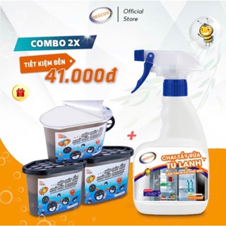 Combo Beecok Chăm Sóc Nhà Cửa Toàn Diện:Tẩy Cặn Canxi, Vệ Sinh Tủ Lạnh Sạch Sẽ, Khử Mùi Tủ Lạnh & Hút Ẩm Khử Mùi