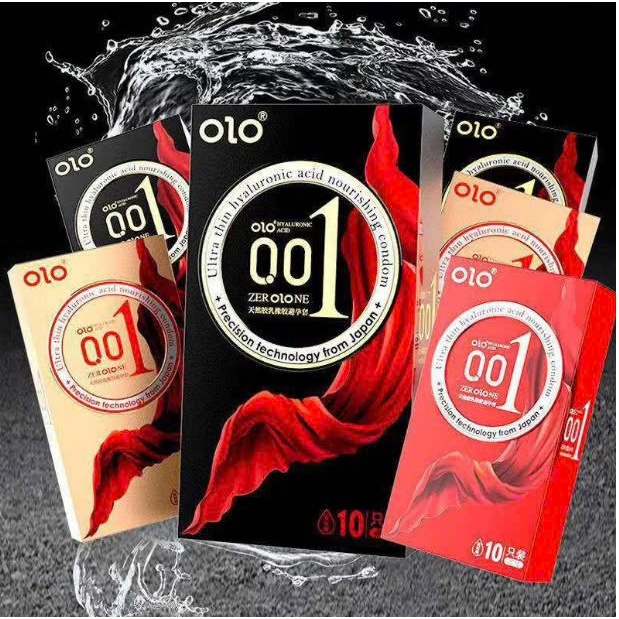 [COMBO 4 HỘP 40 CÁI] Bao cao su cao cấp OiO kéo dài thời gian, siêu mỏng, gân gai, truyền nhiệt - Hộp 10 cái 40 cái