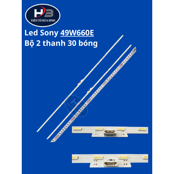 Bộ led tivi 49W660E – Bộ 2 THANH 30 bóng