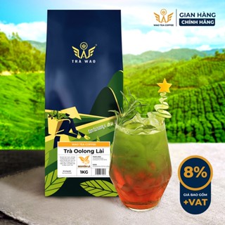 Trà Oolong Lài (Nhài) Nguyên Lá WAO-pha trà sữa lài đậm vị đậm hương
