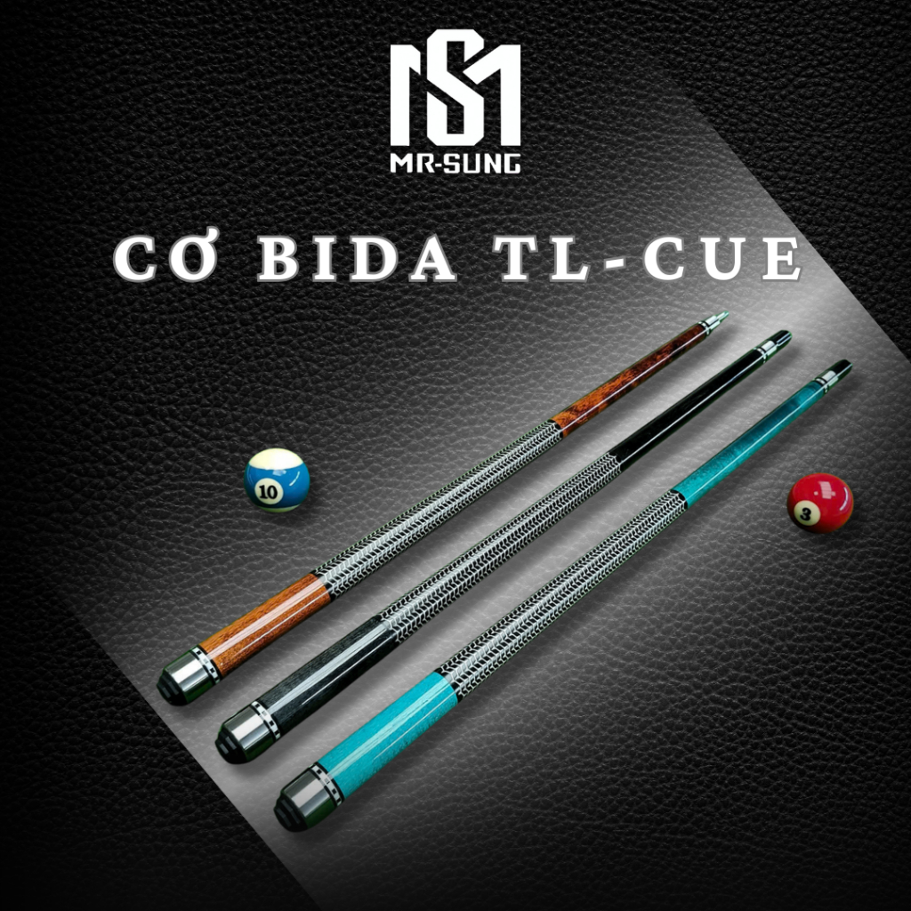 Cơ Bida Lỗ/Lip Cao Cấp TL Cue Ngọn Mốc - Tặng Kèm Bịt Ren - MR SUNG VIỆT NAM