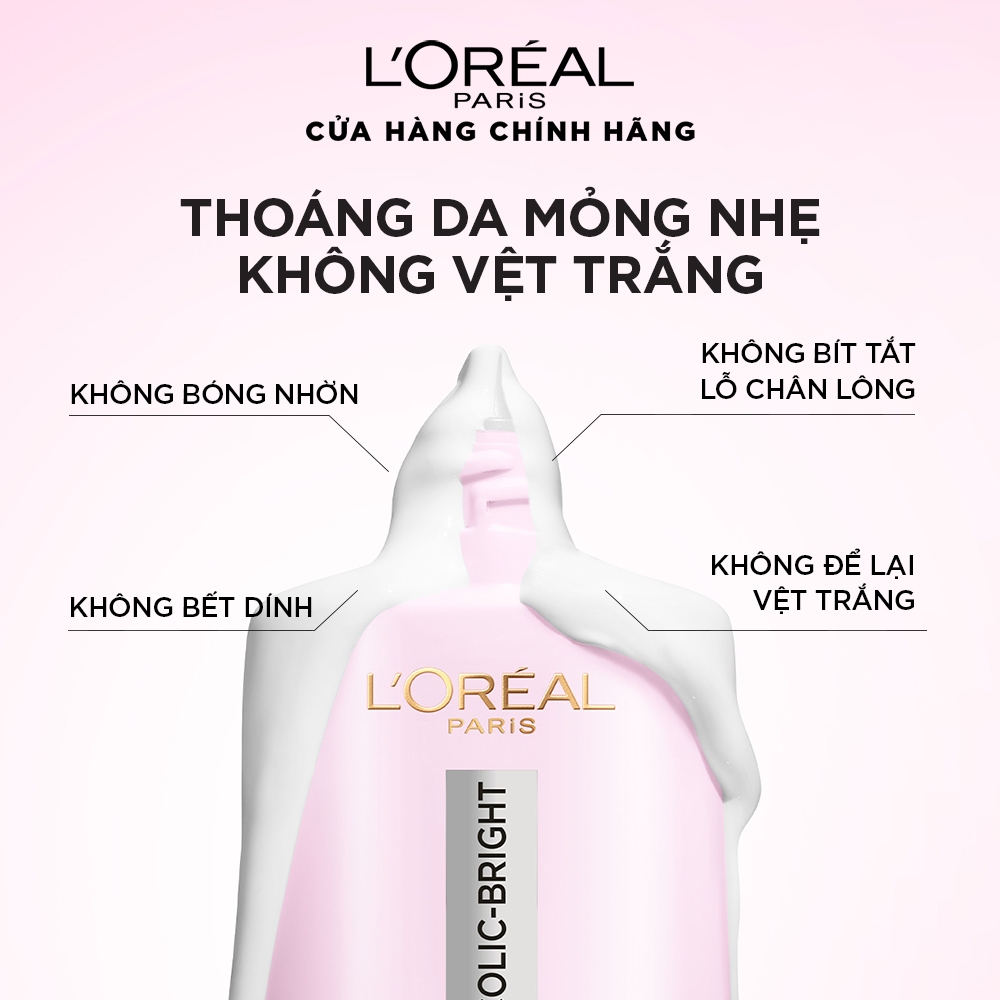 Sữa chống nắng phổ rộng mỏng nhẹ bảo vệ da và dưỡng sáng mờ thâm nám Glycolic Bright Anti-Dark Spot L’Oréal Paris 50ml | BigBuy360 - bigbuy360.vn