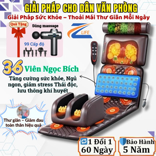 Đệm Massage Toàn Thân Z99 Chính Hãng, Thảm Massage Hồng Ngoại Lưng Cổ Vai Gáy Cho Dân Văn Phòng