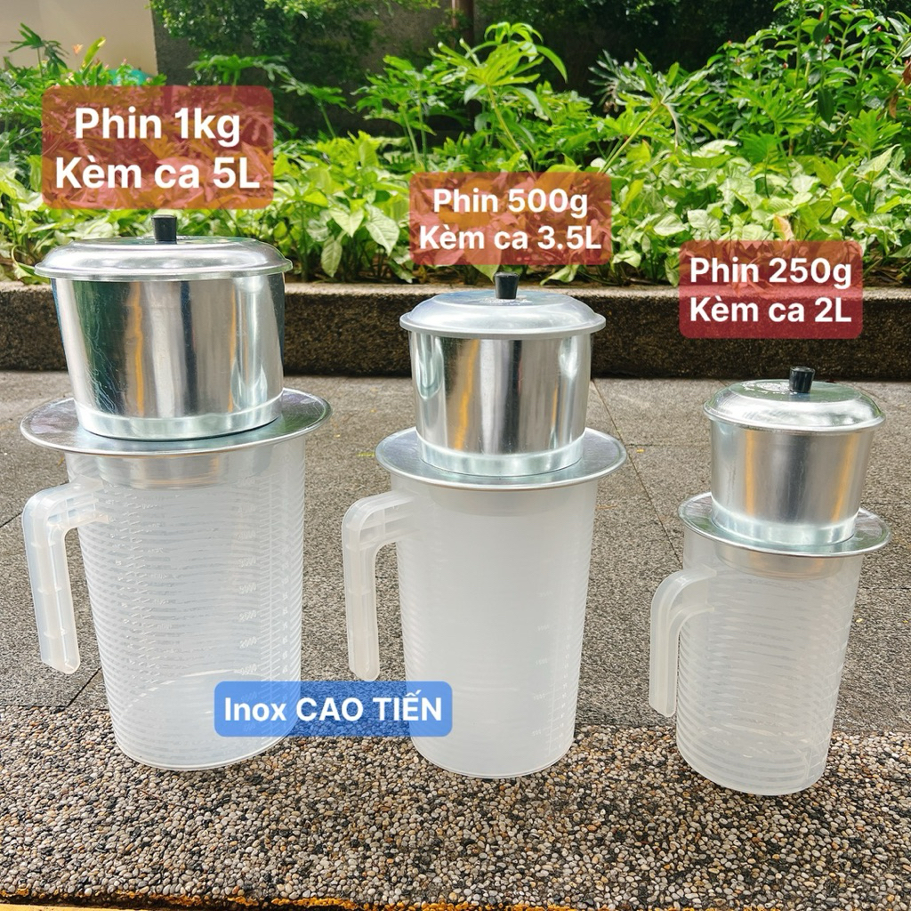 Phin Cafe và Ca Pha Chế - Combo phin cafe và ca
