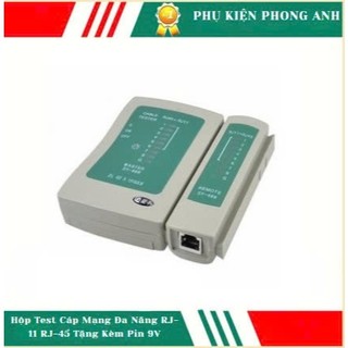 Hộp Test Cáp Mạng Đa Năng RJ-11 RJ-45 Tặng Kèm Pin 9V