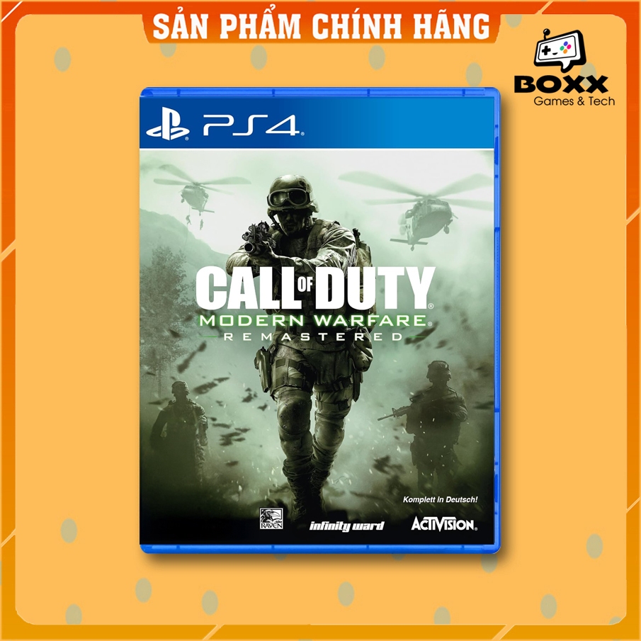 Đĩa Game Call of Duty Modern Warfare Remastered PS4