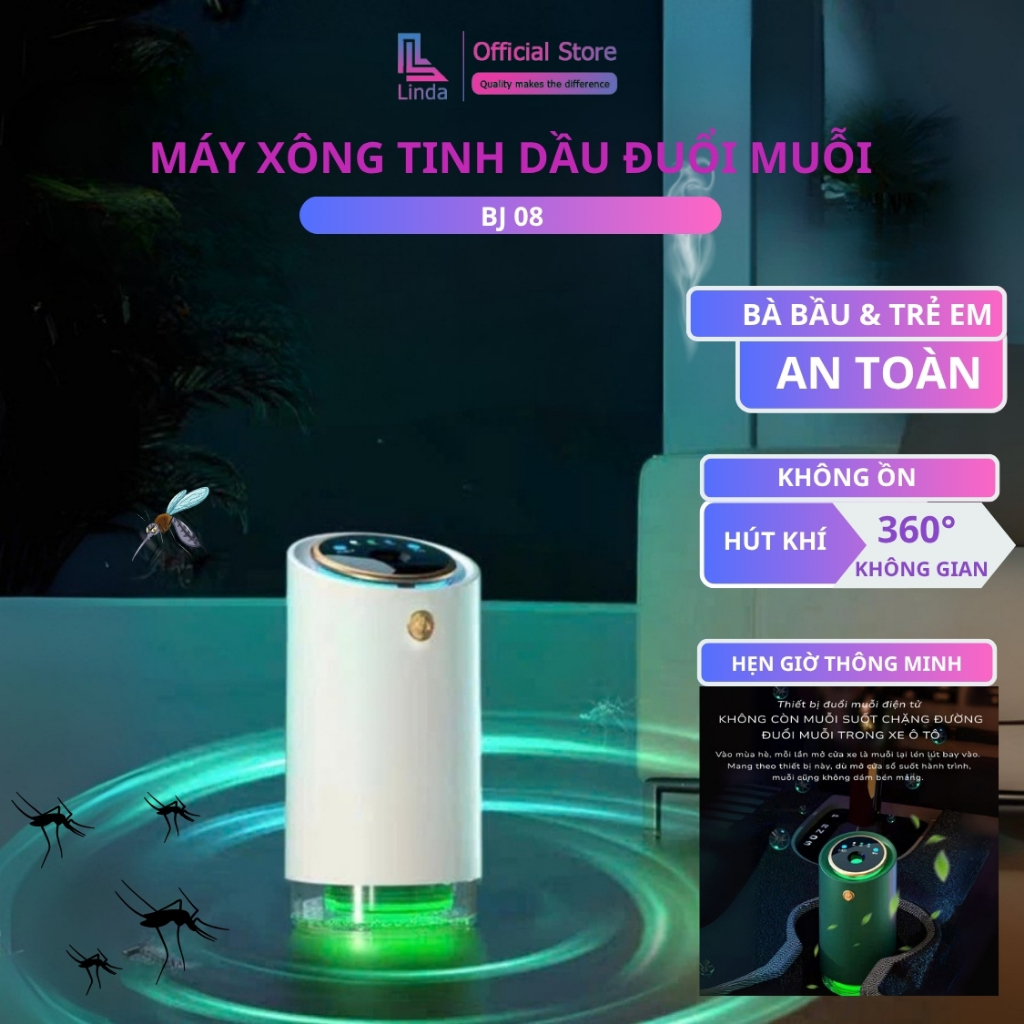 Máy xông tinh dầu đuổi muỗi máy đuổi muỗi Đèn đuổi muỗi tinh dầu đuổi muỗi phù hợp cho phụ nữ mang t