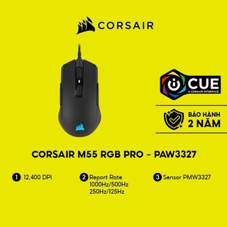 Chuột corsair m55 rgb pro đen ch-9308011-ap