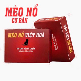  COMBO Full 8 phiên bản Mèo Nổ Mở Rộng VIỆT HÓA chất liệu giấy dày cán màng Cao Cấp Mèo Nổ Tiếng Việt CHAU ANH 