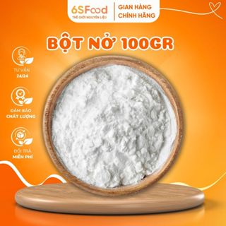 Bột Nở/ Bột Nổi Làm Bánh Chuyên Dụng, Tạo Độ Nở Đẹp, Bánh Mềm Ngon 100gr - 6SFOOD