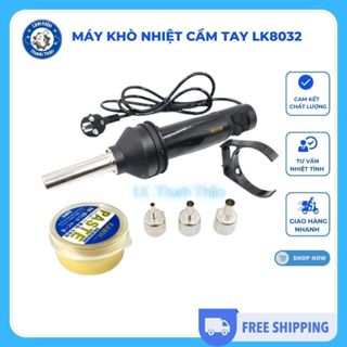 Máy Khò Nhiệt Cầm Tay LK8032 Kèm Mỡ Hàn-Sửa Chữa Điện Tử, Bảng Mạch, Hàn Linh Kiện