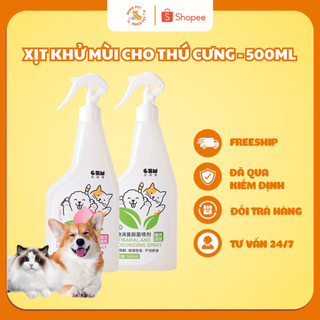  Xịt Khử Mùi Cho Thú Cưng Khử Mùi Nước Tiểu Phân Hủy Enzyme Nước Tiểu Chó Mèo Diệt Khuẩn Phiên Bản Nâng Cấp 4 Trong 1 