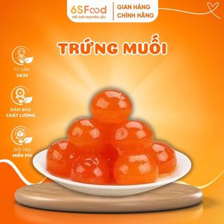 Trứng Muối Làm Nhân Bánh Trung Thu, làm bánh,nấu ăn, Chất Lượng Cao, Thơm Ngon [10 quả]  - 6SFOOD