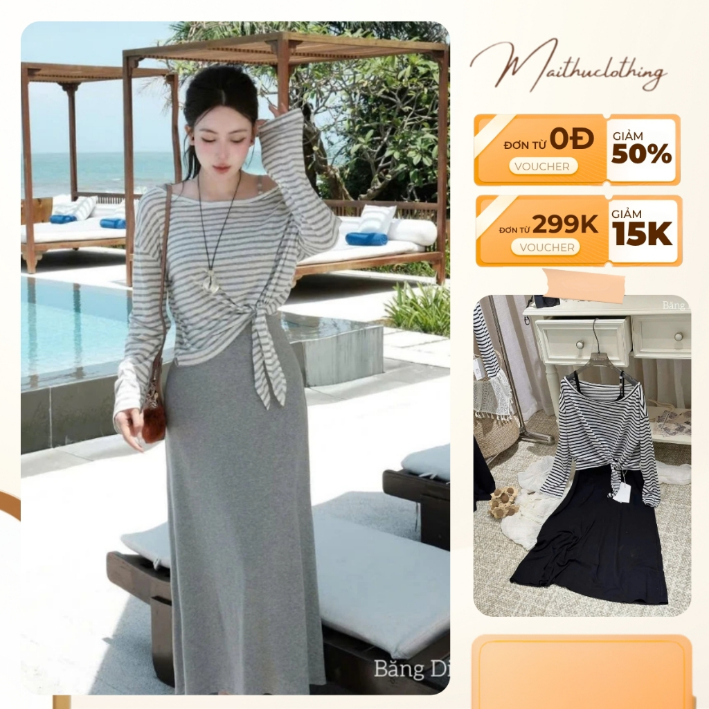 H69 Set đồ nữ 2in1 áo khoác chất zip phối áo trong cá tính, mặc riêng hay cùng đều đẹp