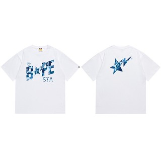  Áo Phông BAPE Họa Tiết Hình In Ngôi Sao Ombre Siêu Đẹp - Áo Thun Chất Liệu Cotton Định Lượng Vải 250gsm Cao Cấp 