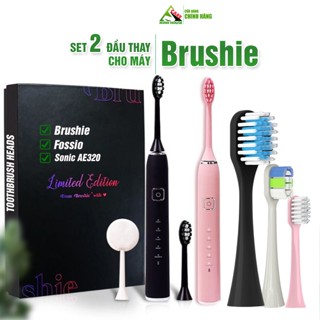 Dành cho máy Brushie, Fossio, Sonic, AE320 bộ 2 đầu bàn chải đánh răng điện, đủ mã Minh House