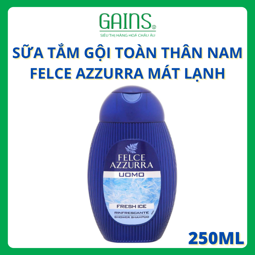 Sữa Tắm Gội Toàn Thân Nam Felce Azzurra: Đánh Thức Năng Lượng, Đậm Chất Ý