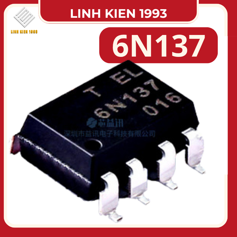 [ Combo 2 Con ] IC 6N137 Opto Cách Ly Tốc Độ Cao 6 Chân SMD bảo vệ vi điều khiển