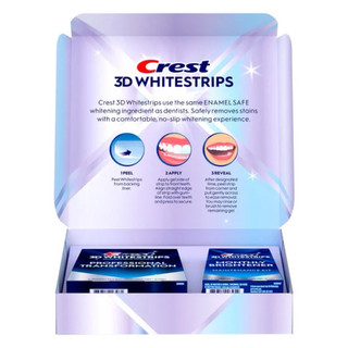 Miếng dán trắng răng Crest 3D White 1Hour Express trắng nhanh cấp tốc