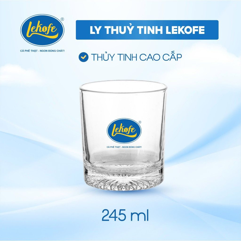 [GIFT] Ly Thủy Tinh Lekofe (245ml)