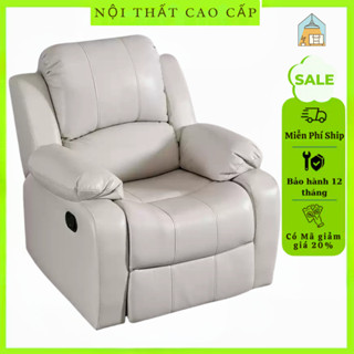 Ghế Làm Nail Nối Mi Da Bền Mịn Màng, Ghế Sofa Đơn Ngả Lưng Điện 173 Độ Cao Cấp Ghế Thư Giãn Đọc Sách