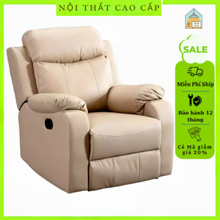 Ghế Làm Nail Nối Mi Da Êm Ái Bền Đẹp, Ngả Lưng Điện 173 Độ Cao Cấp, Ghế Sofa Đơn Thư Giãn, Đọc Sách