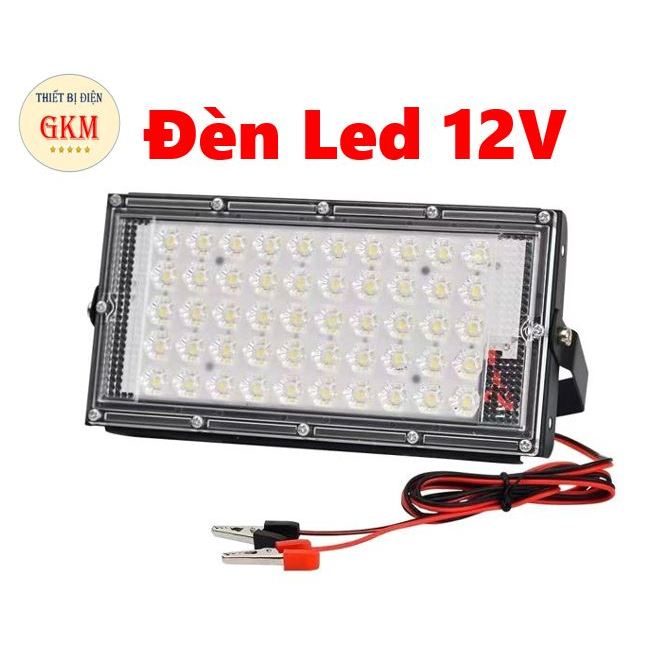📢 Đèn Led 12V siêu sáng 100w, đèn pha 12V, đèn led bình ắc quy chống nước, siêu bền 100000 giờ sáng