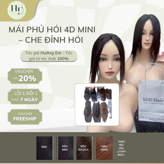   Chọn Mái thưa mái dài Ibox shop  Mái phủ hói 4D Mini cho đỉnh hói Tóc giả từ tóc thật Hường em Miehair 
