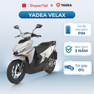 [TRẢ GÓP 0%] Xe Máy Điện Thông Minh YADEA VELAX Tích Hợp App Điện Thoại 80KM Một Lần Sạc - Bảo Hành 3 Năm