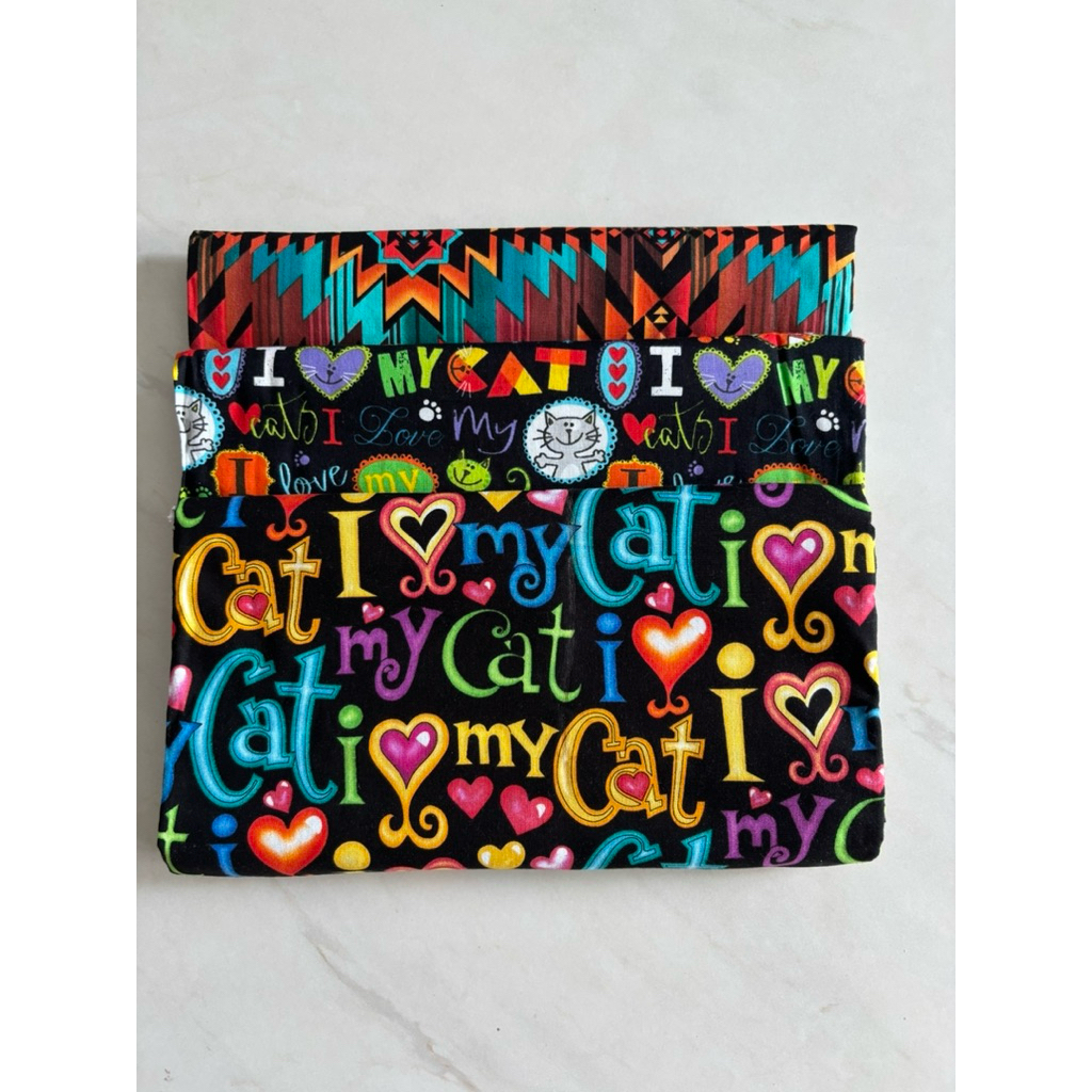 Vải mảnh thô mỹ handmade may quilt- vải mèo xinh nhiều mẫu